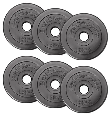Produktbild von 7,5 Kg (6x1,25) Hantelscheiben Hantel Hanteln 30/31mm Kunst.