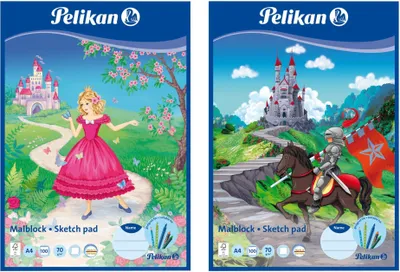 Produktbild von Pelikan-Malblock A4/100 Blatt