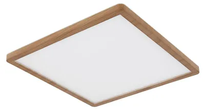 Produktbild von LED Deckenleuchte, Holzoptik, IP44, 3 Lichtstufen, 29x29 cm