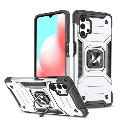 Produktbild von Wozinsky Ring Armor Hülle für Samsung Galaxy A32 5G - Silber KP9200