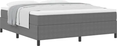Produktbild von Boxspringbett Hellgrau 180 x 200 cm Cordstoff