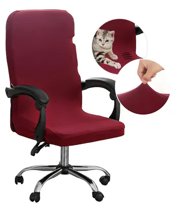 Produktbild von Abnehmbare, elastische Stuhlhülle für Bürostühle