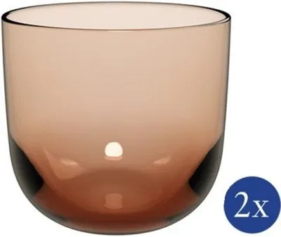 Produktbild von like. by Villeroy & Boch Like Clay Wasserglas / Saftglas / Cocktailglas Set 2tlg. 280ml