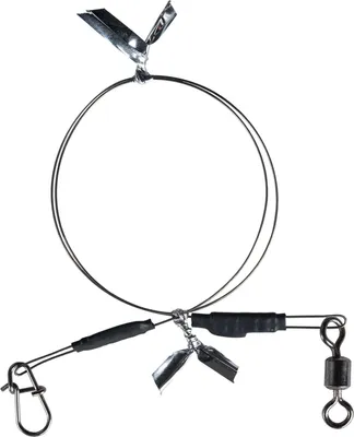 Produktbild von BKK Stahlvorfach 7x7 mit Wirbel und Karabiner Allround 11kg 25cm