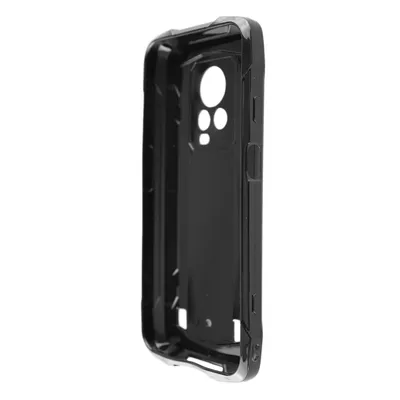 A black phone case shown from the side.