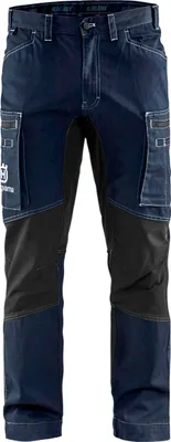 Produktbild von Blakläder Service Bundhose 1459 1142 mit Stretch in zwei Farben, Farbe:marineblau/schwarz, Größe:D120 (D30)