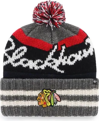 Zdjęcie produktu dla 47 Nhl Chicago Blackhawks Hyperbolic Cap Black,Grey Man Black,Grey One Size