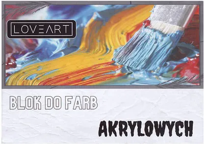 Immagine prodotto di Blocco acrilico Loveart 230g - formato A4