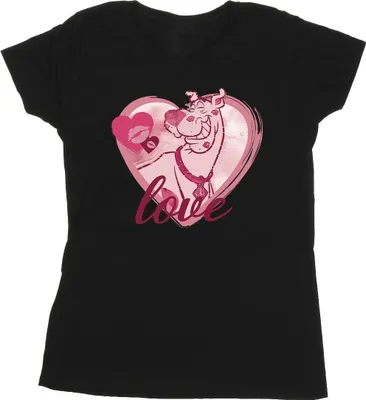 Obrázok produktu pre Scooby Doo - "Love Kisses" tričko pre ženy BI54411 (M) (Black)