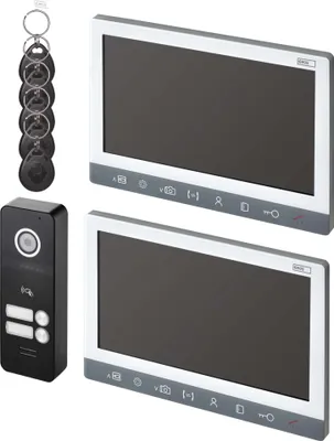 Video-Türsprechanlagen-Set-10AHD für 2 Teilnehmer
