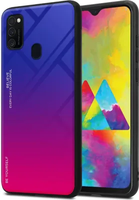 Image de Cadorabo Housse pour Samsung Galaxy M21 / M30s Housse de protection en noir Housse pour portable TPU Etui Cover Case Tempered Glas