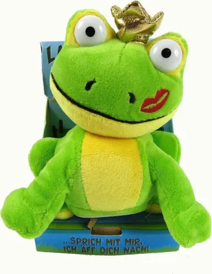 Produktbild von LABERTIER Frosch OTTO Frog plappert alles nach Plüschtier 18 cm