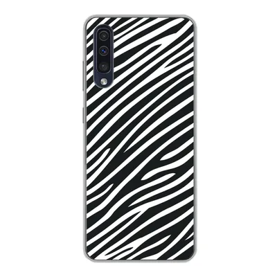 Produktbild von MuchoWow® Handyhülle Schutzhülle Hülle für Samsung Galaxy A30s Tiermuster - Zebra - Schwarz Silikon Softcase Handy Hülle - Karteninhaber