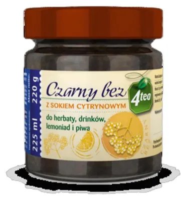 Immagine prodotto di Succo di sambuco nero e limone 220 g