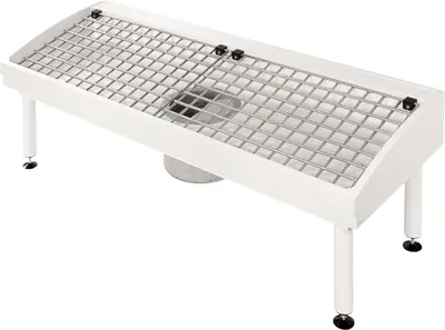 Productafbeelding van KWC AR schoenreinigingsinstallatie, model SIRIUS, MIRANIT, afmetingen 1400x500x510 mm, met sifon, 2 stuks.