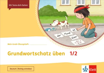 Produktbild von Grundwortschatz üben 1/2: Übungsheft Klasse 1/2 (Mein Anoki-Übungsheft)