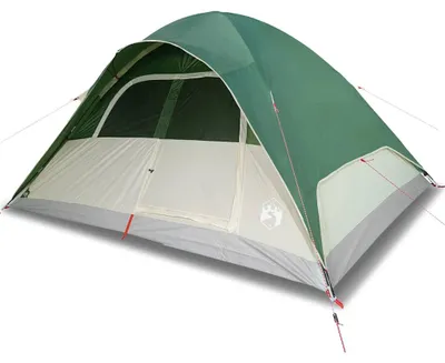 Productafbeelding van vidaXL Koepeltent voor gezinnen, 6 personen, groen, waterdicht