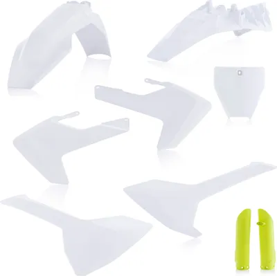 Imagen del producto de Kit de carenado ACERBIS, 9 piezas, modelo 2020, color blanco