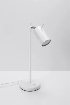 Obrázok produktu pre Stolová lampa RING biela, otočná a výkyvná