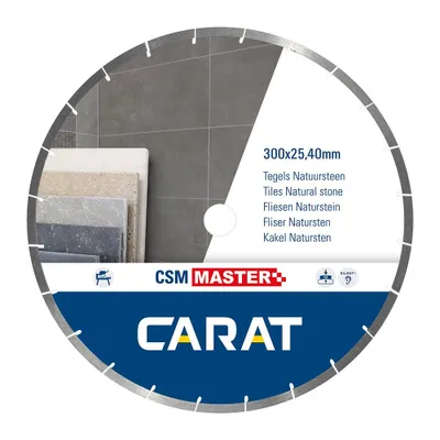 Imagen del producto de Disco de corte para diamante Carat, para azulejos, CSM MASTER, 350 x 25,40 mm, modelo CSMM350400