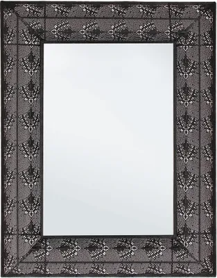Produktbild von Spiegel Larjam 70 x 90,5 x 6,5 cm Metall Glas Schwarz