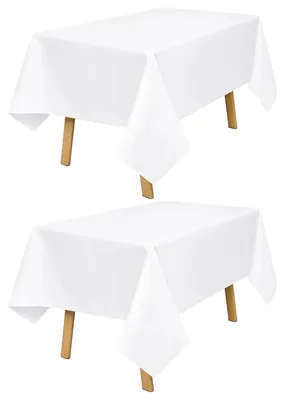 Immagine prodotto di Confezione da 2 tovaglioli bianchi, dimensioni 140x200 cm