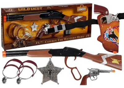 Zdjęcie produktu dla Nd24_4032 Zestaw Kowboja Kowbojski Pistolet + Akc