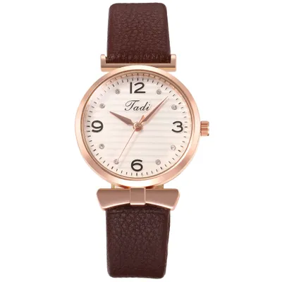 Immagine prodotto di Elegante Orologio da Donna PH-13001 in Finto cuoio Marrone KP13001