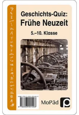 Produktbild von Lauenburg, F: Geschichts-Quiz: Frühe Neuzeit