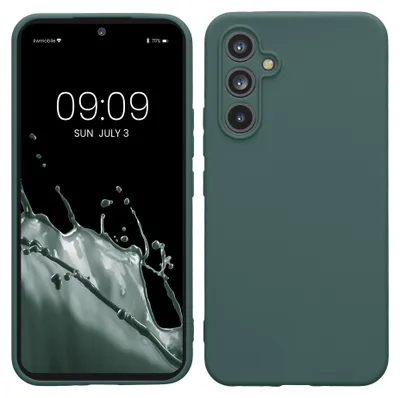 Produktbild von kwmobile Handyhülle für Samsung Galaxy A54 5G Hülle - weiches Handy Silikon Case - Schutzhülle Cover - Blaugrün