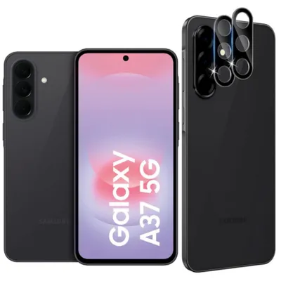 Produktbild von CLM-Tech 2X Kameraschutz kompatibel mit Samsung Galaxy A37 5G - Kameraglas Panzerfolie Panzerglas Crystal Clear - 9H Schutz Glas kristallklar 2X Stück