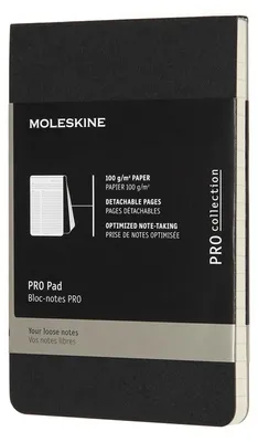 Produktbild von MOLESKINE: Moleskine Pro Pad Pocket Black