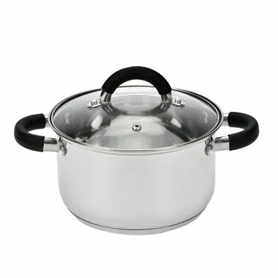 Produktbild von 8-teiliges Kochgeschirrset aus Edelstahl Topfset Induktion Kochtopfset Töpfe Set