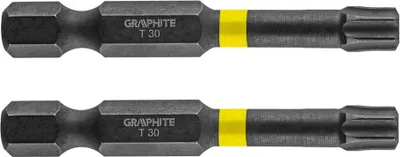 Obrázek produktu pro GRAPHITE Rázové bity TX30 x 50 mm, 2 ks.