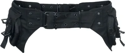 Produktbild von Gothicana by EMP Uni schwarze Gürteltasche Standard