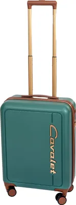 Produktbild von Handgepäck Trolley Koffer grün auf 4 Rollen Reisekoffer 55 cm Cavalet - BOWATEX