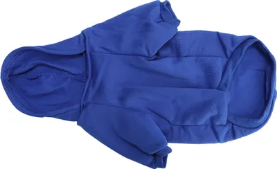 Image de Sweat à capuche pour animaux, polyester, chaud, hiver, pour chiens, chats, bleu foncé, taille XXL