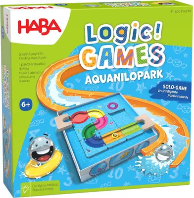 Produktbild von Haba Logic! Games Aquanilopark Brettspiel Blau  Blau One Size