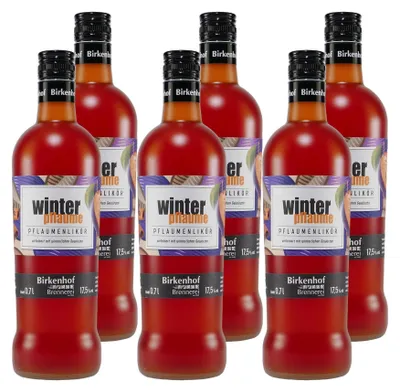Produktbild von Birkenhof Winter-Pflaume Likör (6 x 0,7L)