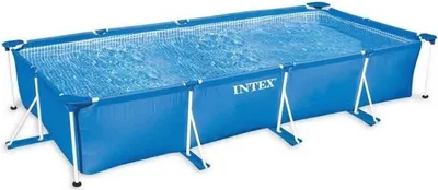 Zdjęcie produktu dla INTEX Basen stelażowy - Zestaw rodzinny 450 x 220 x 84 cm, kolor: niebieski; 128273NP