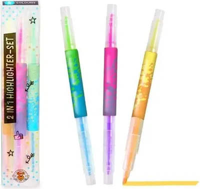 Image de Trendhaus 2 in 1 Highlighter 3er-Set 0 0 STK