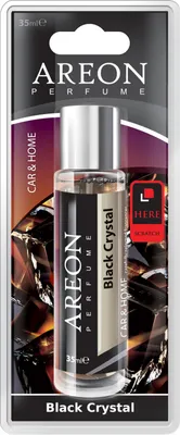 Original Areon Auto Parfüm Lufterfrischer Duftbaum Duft Black Crystal 35ml – Produktansicht