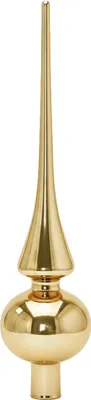 Produktbild von B&S Christbaumspitze Weihnachtsschmuck | Glas | Champagner Glanz