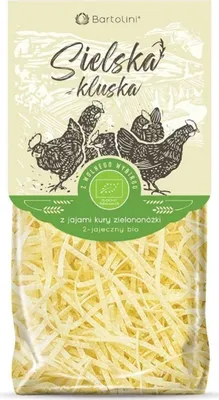 MAKARON (Z JAJAMI KURY ZIELONONÓŻKI) KRAJANKA BIO 250 g - BARTOLINI (SIELSKA KLUSKA)