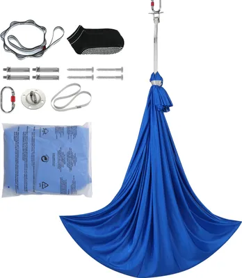 Produktbild von SucceBuy 3,1 yardů Sensory Swing pro děti. Plyšová houpačka pro děti a dospělé s autismem, ADHD, Aspergerovým syndromem, senzorickou integrací, modrá.