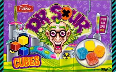 Immagine prodotto di Dr. Sour Cubetti 90g