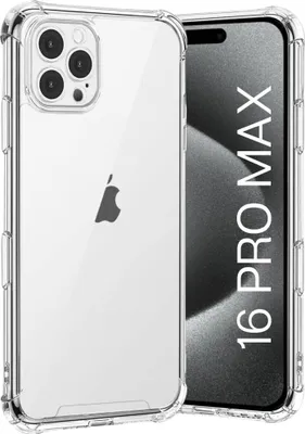 Produktbild von Hülle für iPhone 16 PRO MAX - Stoßfeste Transparent Handyhülle Kratzfest Schutzhülle Ultra Dünn Phonillico®