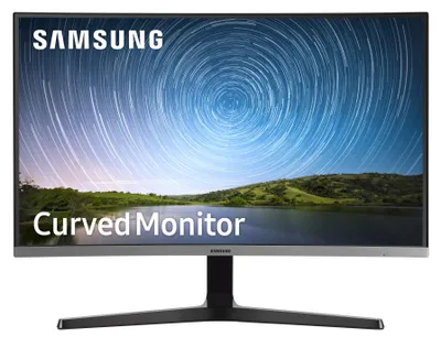 Produktbild von Samsung Curved LED-Monitor 68,4 cm (27 Zoll) C27R502FHU, CR50 Series, HDMI, VGA, Farbe: Schwarz