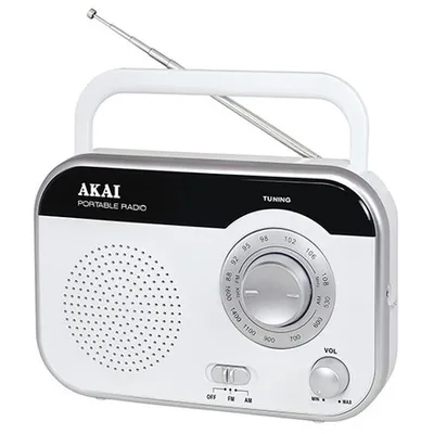 Produktbild von Akai PR003A-410W, Tragbar, Analog, AM, FM, 87,5 - 108 MHz, 530 - 1600 kHz, 1 W