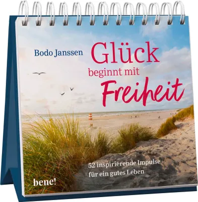 Produktbild von Glück beginnt mit Freiheit - Aufstellbuch